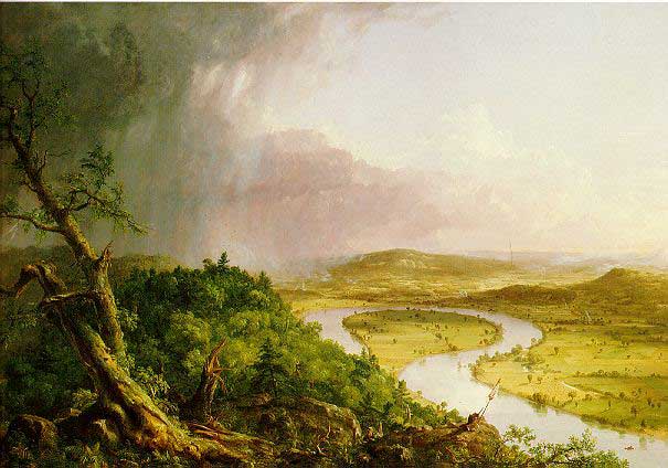 Thomas Cole 'The Ox Bow' of the Connecticut River near Northampton, Massachusetts